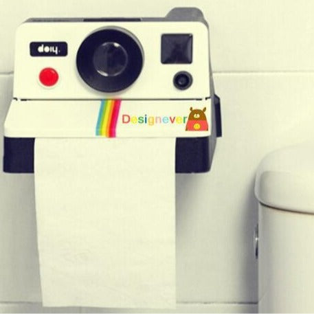 Vintage cute camera tissue holder toilet roll paper box tissue drawer household tissue box drawer - Korvel