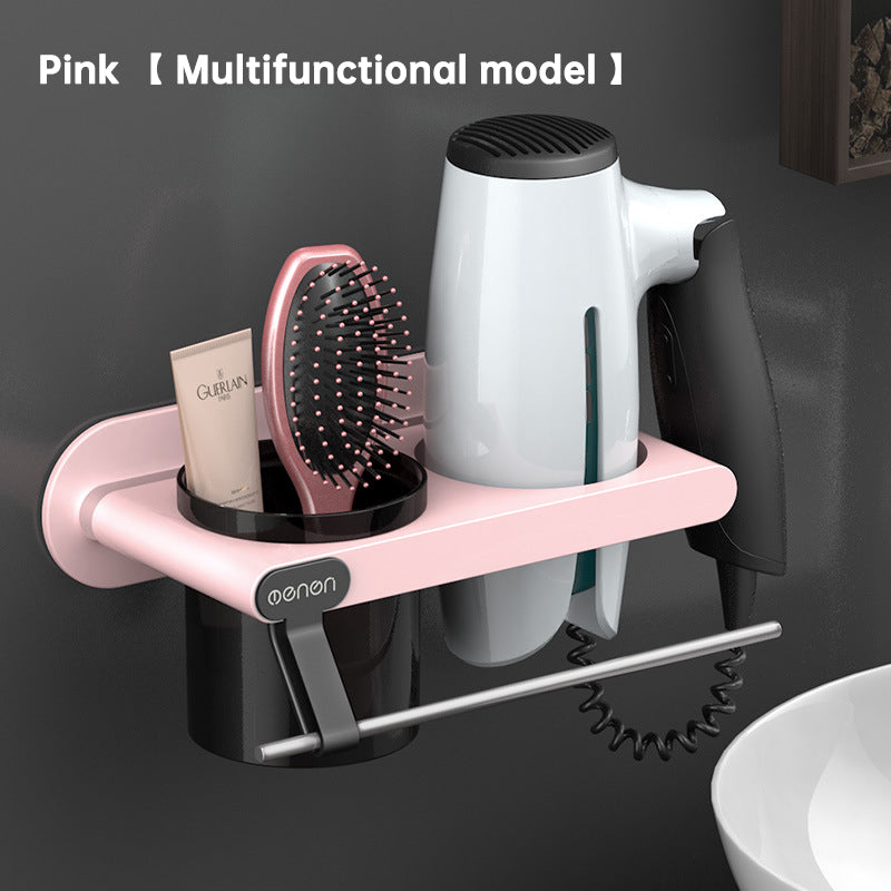 Hanging Hair Dryer Rack Toilet Storage Rack Hair Dryer Rack Storage Rack Non Perforated Wall Mounted Air Duct Rack - Korvel