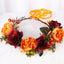 Korean style flower garland headwear, fresh flower crown, fashion show, dance party, flower crown, vacation, countryside props, - Korvel