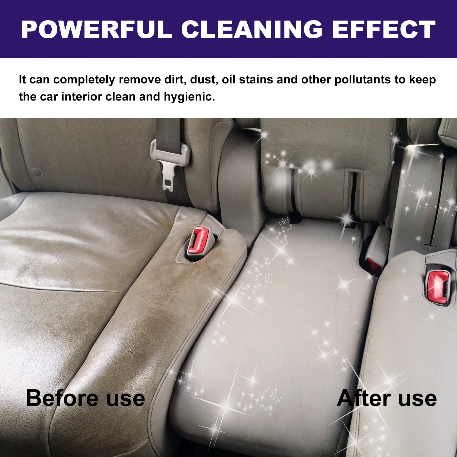 Car Interior Cleaner, Car Interior Seat Cleaning And Maintenance Brightening Decontamination Refurbishing Agent - Korvel