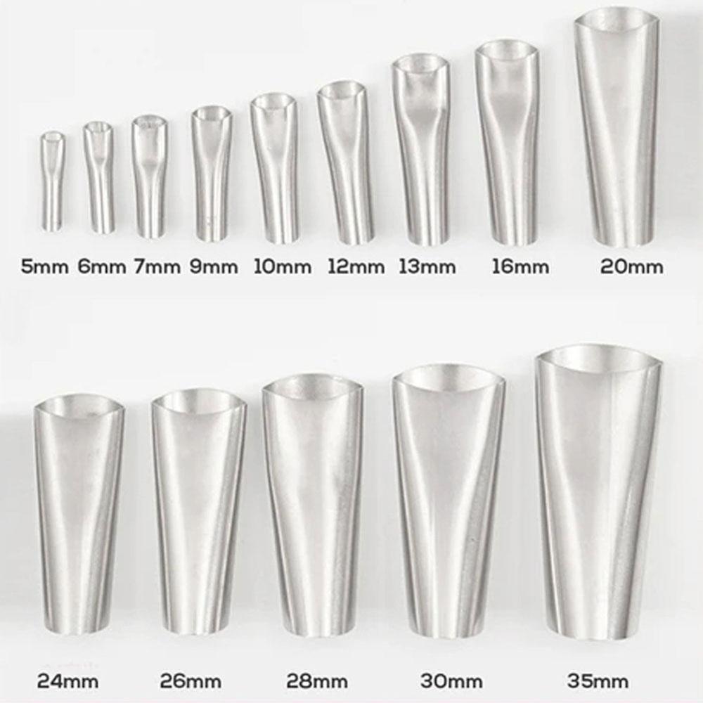 14 PCS Duck Type Glue Nozzle Mighty Caulking Finisher glass glue nozzle stainless steel glue nozzle - Korvel