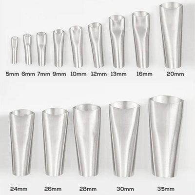 14 PCS Duck Type Glue Nozzle Mighty Caulking Finisher glass glue nozzle stainless steel glue nozzle - Korvel