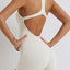 Basic Bae Cutout Racerback Sleeveless Active Romper - Korvel