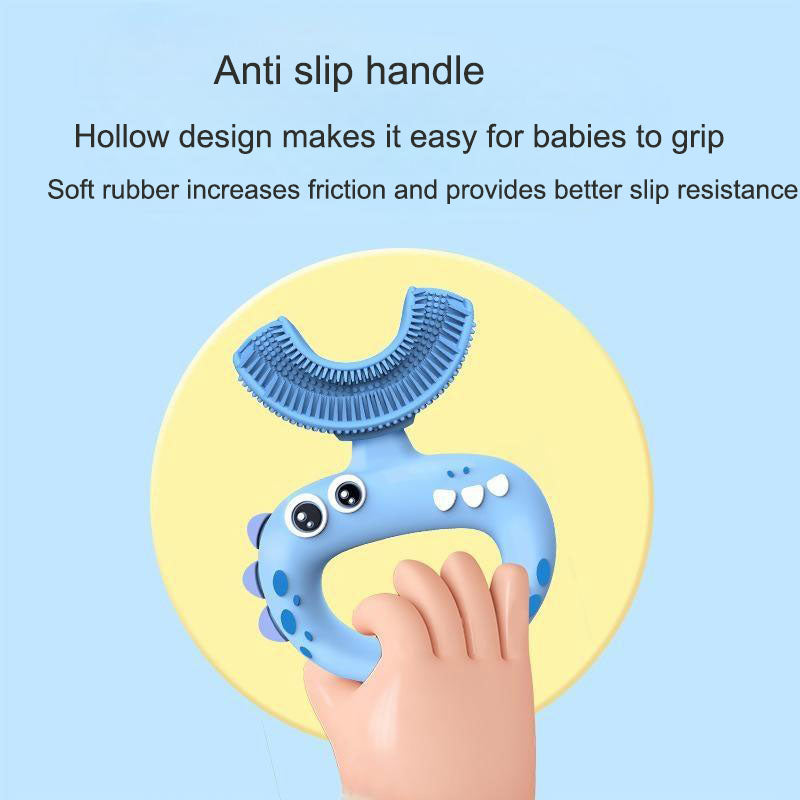 Children's toothbrush Tiktok silicone baby toothbrush - Korvel