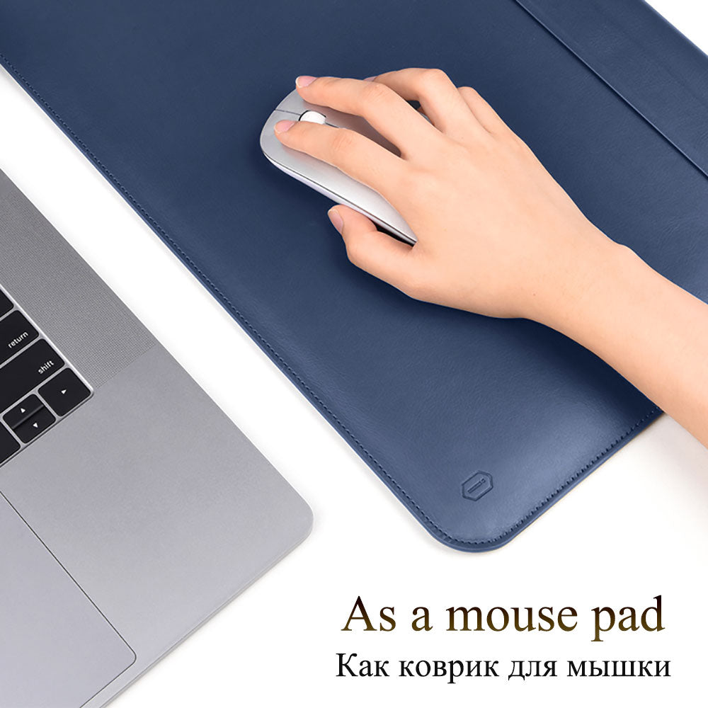 Housse d'ordinateur portable en cuir PU premium pour MacBook Pro 13 et 16