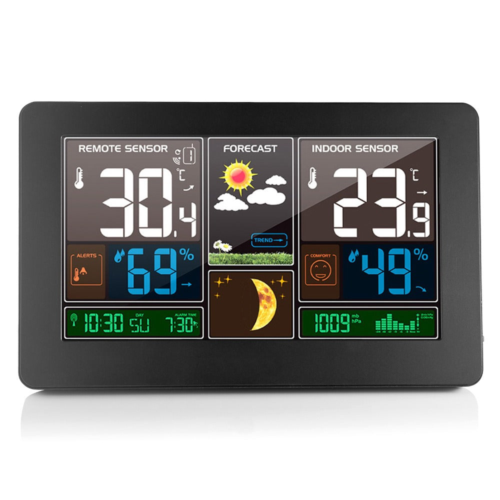 Premium Color Screen Weather Clock 3378