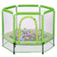 Trampolín para Niños de 55'' con Red de Seguridad - Diversión Interior/Exterior