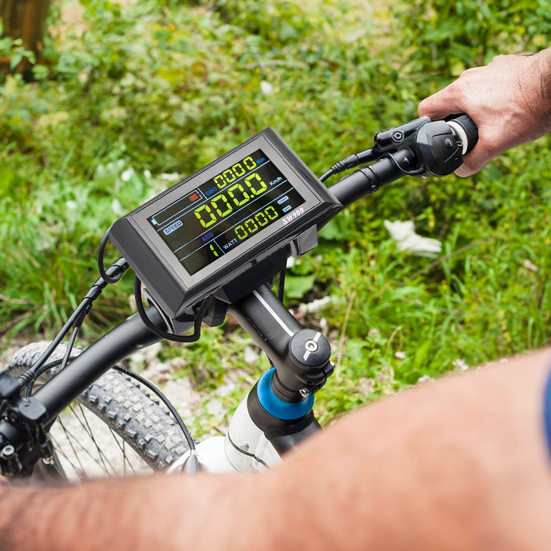 5/6-pin SW900 color smart meter, e-scooter/mountain bike LCD data display modification part. - Korvel