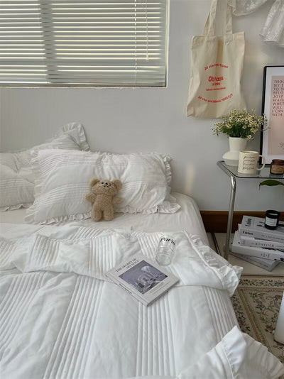 Solid color summer cool air-conditioned thin summer blanket - Korvel
