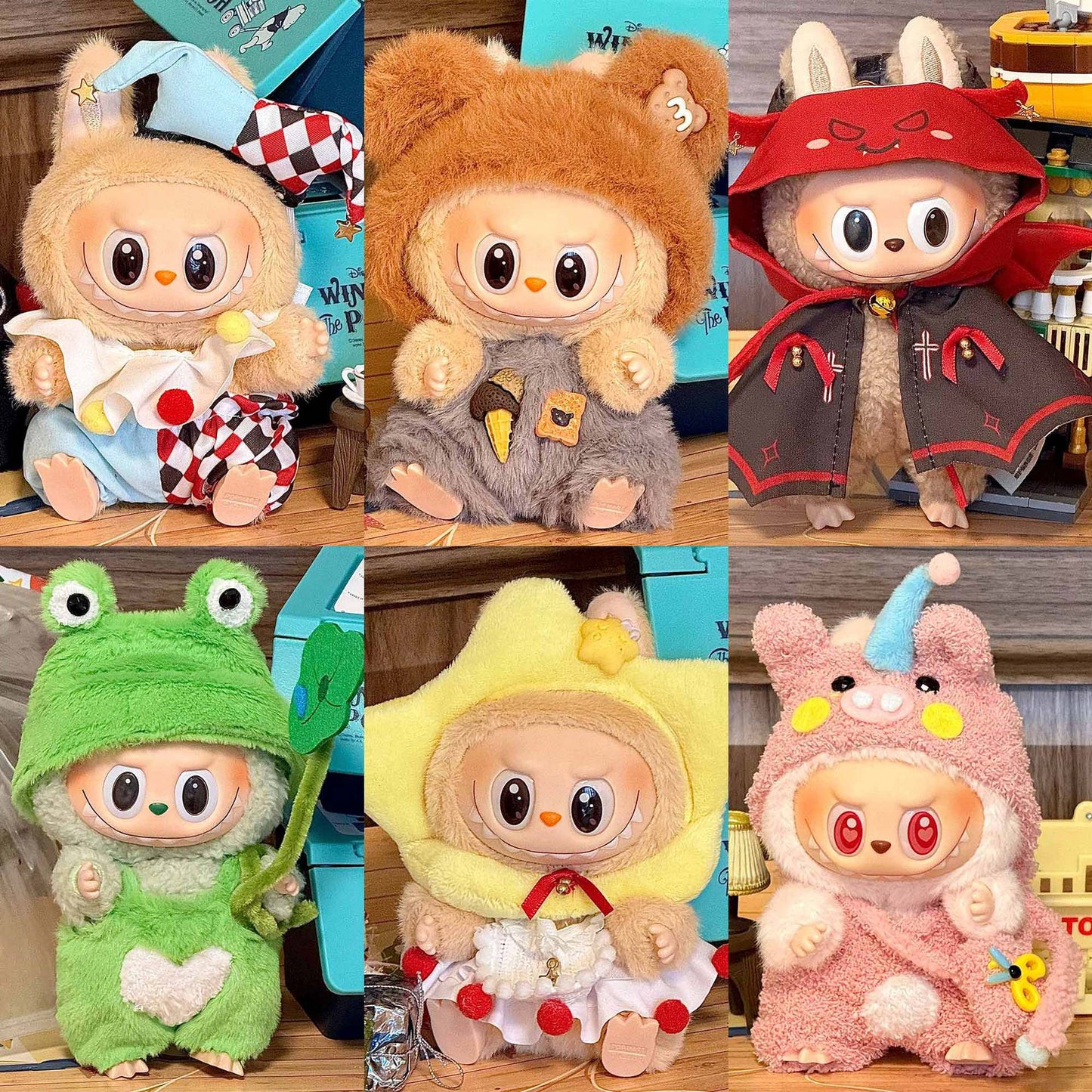 Tenues de fête DIY Labubu pour figurines de génération 1 et 2
