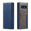 For Apple iPhone13 Calfskin Pattern External Card Simple Flip Phone Case Business Bracket - Korvel