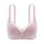 Nursing Underwear Maternity Underwear Front Open Buckle Thin Seamless Bra Cotton Lining Large Size Nursing Bra - Korvel