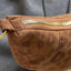 PU Leather Strap Suede Shoulder Bag - Korvel