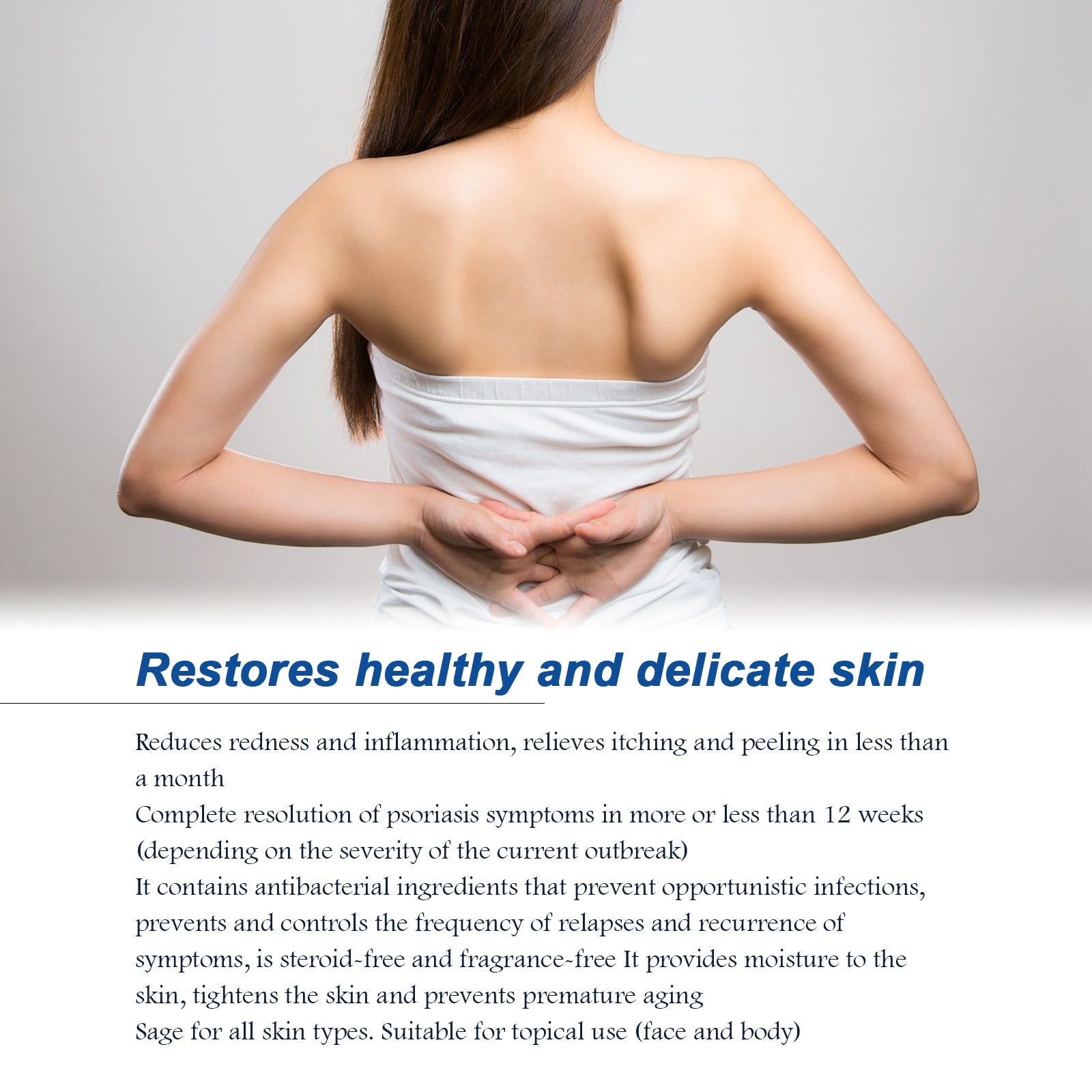 Psoriasis Relief Spray, Relieve Skin, Hands And Feet Redness Peeling Itch Repair External Care - Korvel