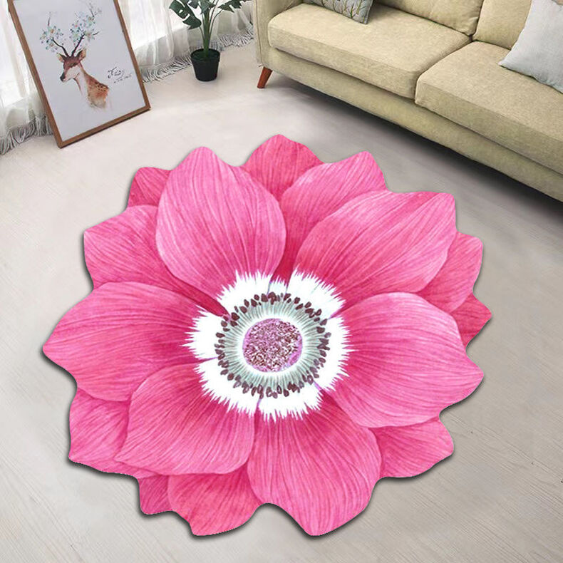 Nordic Floral Living Room and Bedroom Floor Mat