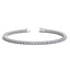 Bracelet de tennis en diamant cultivé en laboratoire en or blanc 14 carats