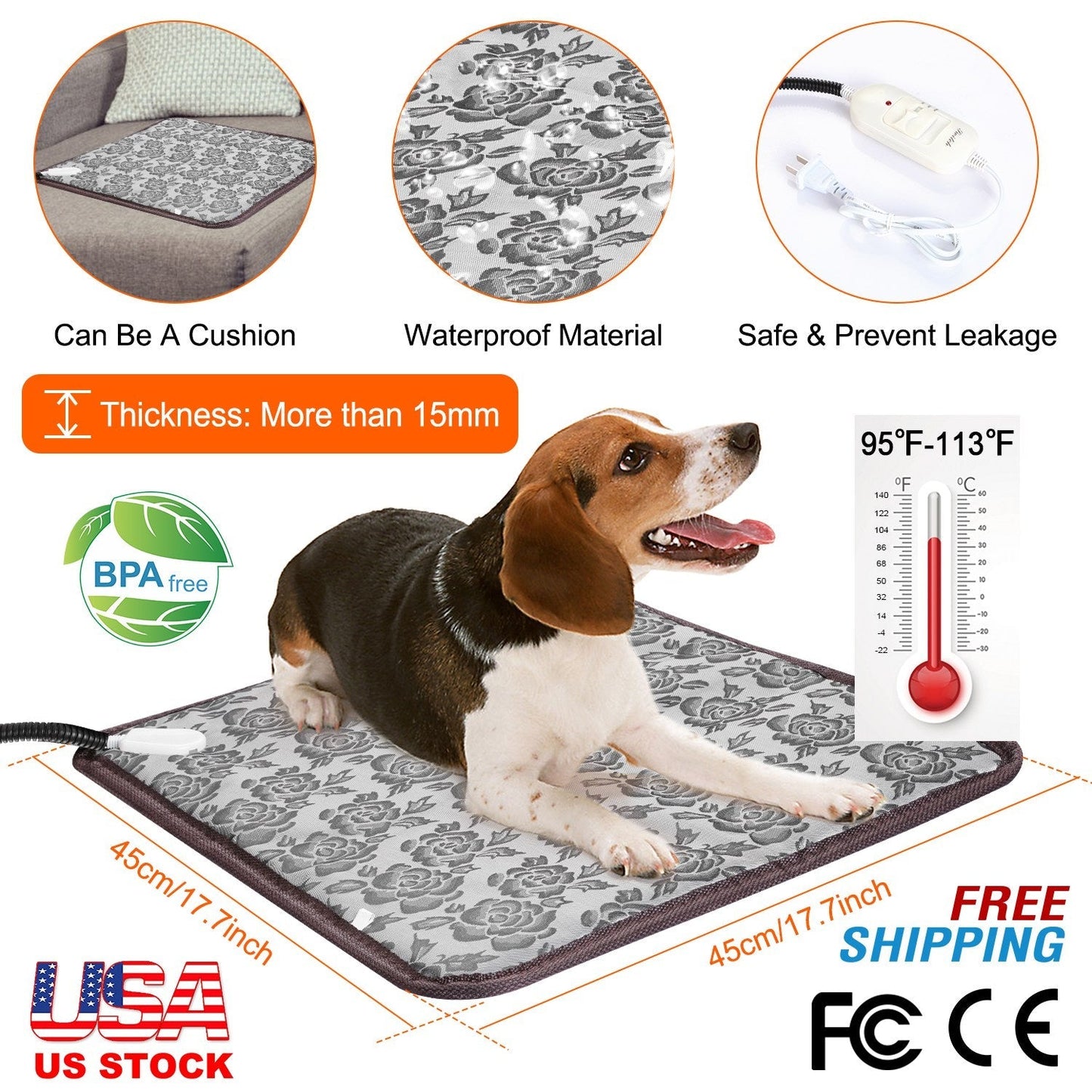 Tapis chauffant pour animaux de compagnie GBruno Cozy pour un confort ultime