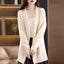 Cardigan en tricot mi-long ample et élégant pour femmes