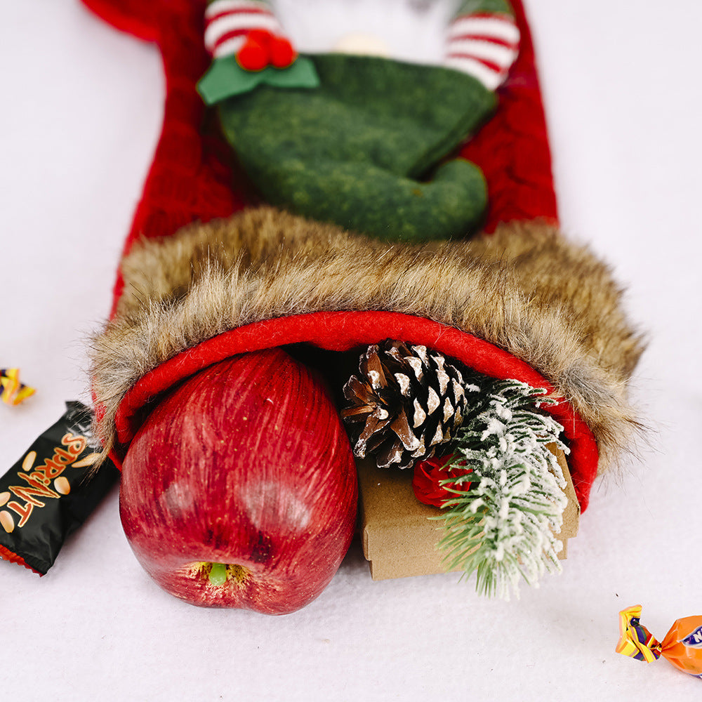 Creative Faceless Doll Plush Christmas Stockings