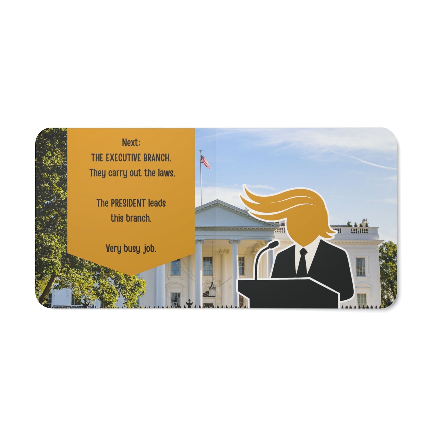 Patriotic Board Book — Three Branches, One Country