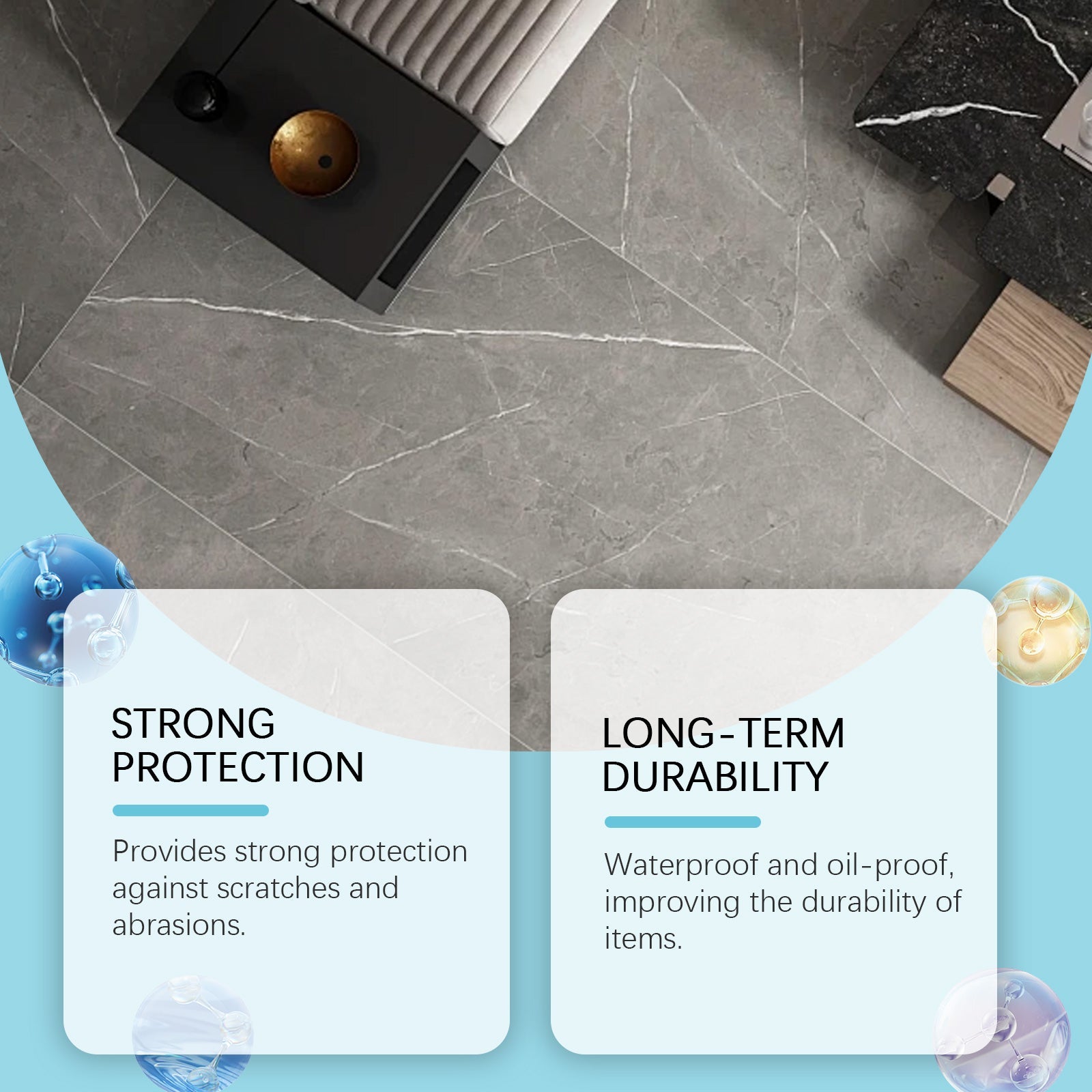 Home Ceramic Coating Spray Interior Tile Cleaning And Polishing Remove Wax Dirt Refurbishing Spray - Korvel