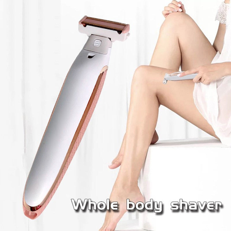 Rasoir Électrique Rechargeable pour Épilation Douce