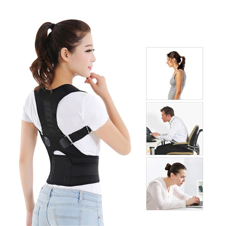 Magnetic Adult Correction Belt Body Shaping Fixed Belt Posture Corrector Korean Hunchback Correction Belt - Korvel