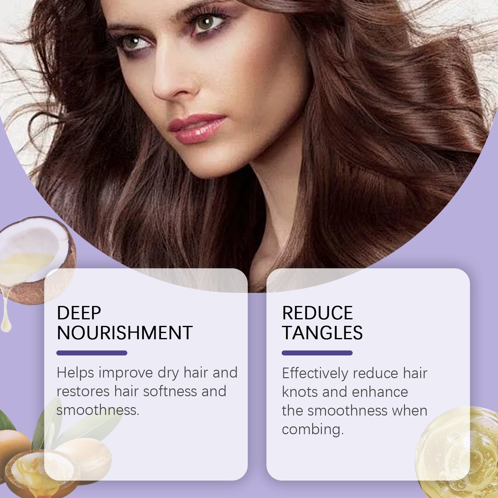 Morocco Hair Care Essential Oil Nourishes Moisturizing Hair Care Supple Essence Improves Dryness And Tangles - Korvel