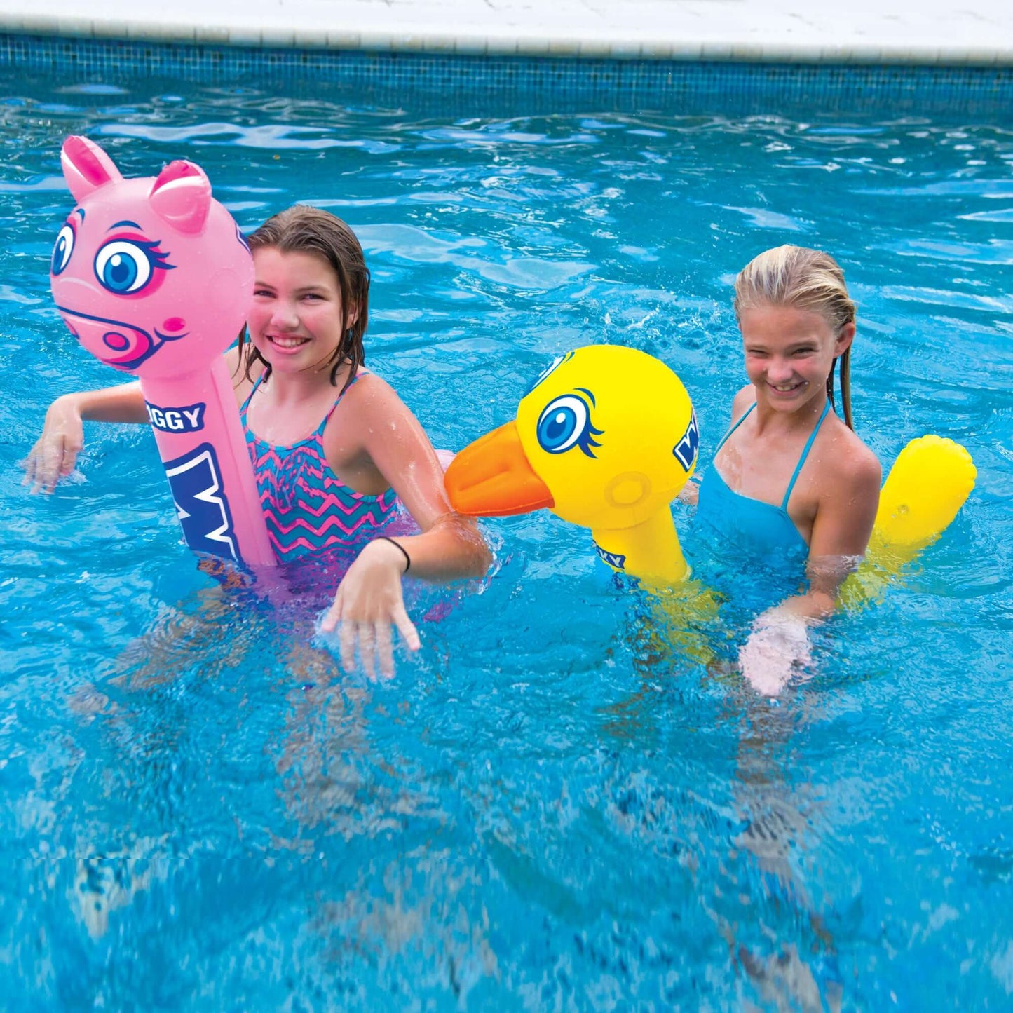 Inflatable Pool Pals 12-Pack - Fun & Functional Water Toys - Korvel
