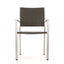 Cape Coral Outdoor Wicker Dining Chairs - 2-Pcs Set, Grey