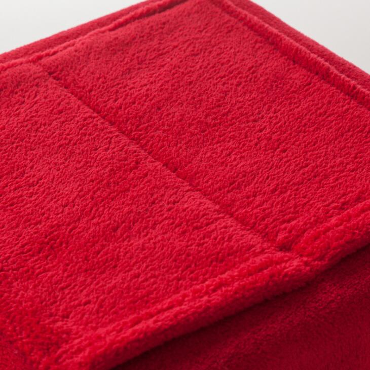 Winter Hooded Pocket Blankets Warm Soft coral TV blanket - Korvel