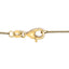 Bracelet en or jaune 14K avec rubis et diamants en sertissage à griffes - 7,5 pouces
