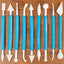 Ensemble de sculpture Ateco 4200 de 9 pièces pour la décoration de gâteaux