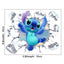 StarCraft Baby Stitch Wall Sticker Self Adhesive Picture Back Adhesive Cartoon Sticker Bedroom Dormitory Bedhead Wall Wallpaper - Korvel