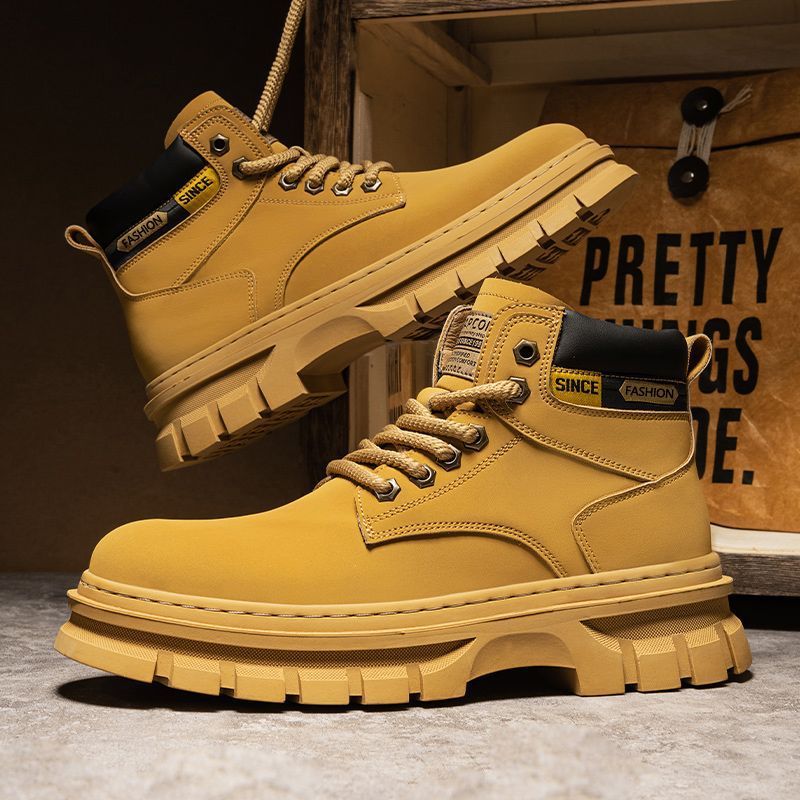 Trendy High Top Martin Boots for Men