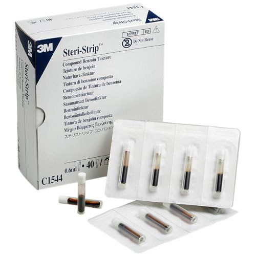 3M Steri-Strip Compound Benzoin Tincture C1544 - 40 Pieces