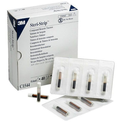 3M Steri-Strip Compound Benzoin Tincture C1544 - 40 Pieces