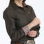 Elegant Brown Diamond Stripe Women's Shirt | Cinch - Korvel