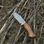 Premium 10" Damascus Steel Hunting Knife with Elegant Rosewood Handle & Leather Sheath - Korvel