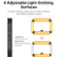 Ulanzi U200 Camera Ring Light Video Rig Handheld Camera Led Light for Video Recording - Korvel