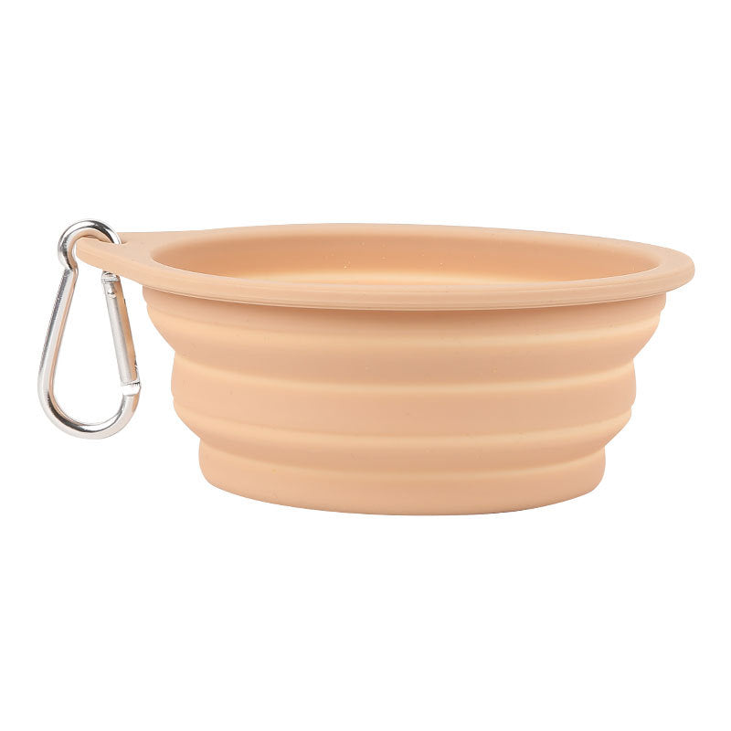 Silicone Foldable Bowl Portable Pet Bowl 600ml Cat Bowl Travel Pet Portable Dog Bowl - Korvel
