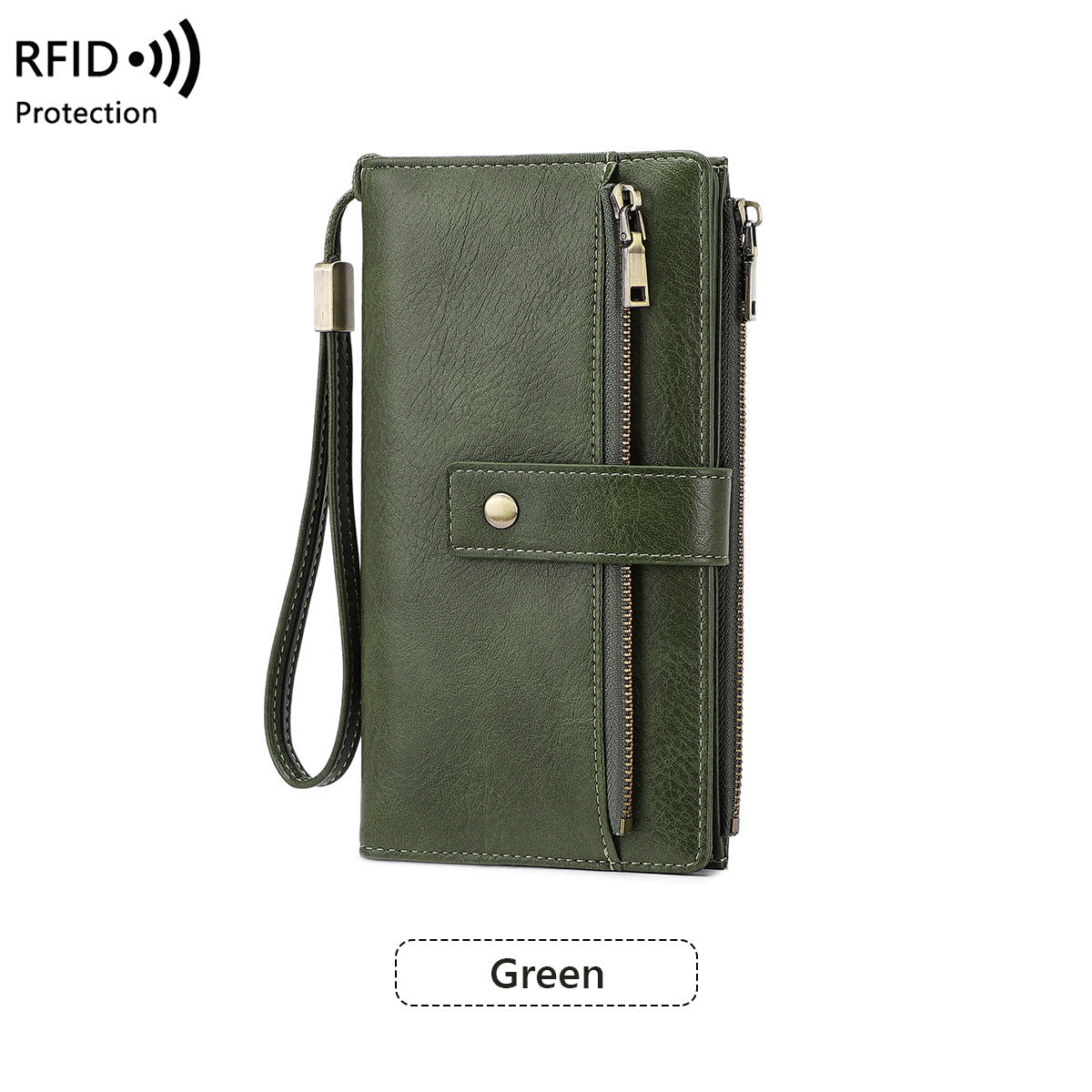 Portefeuille Trifold Multi-Cartes Anti-Magnétique pour Femmes