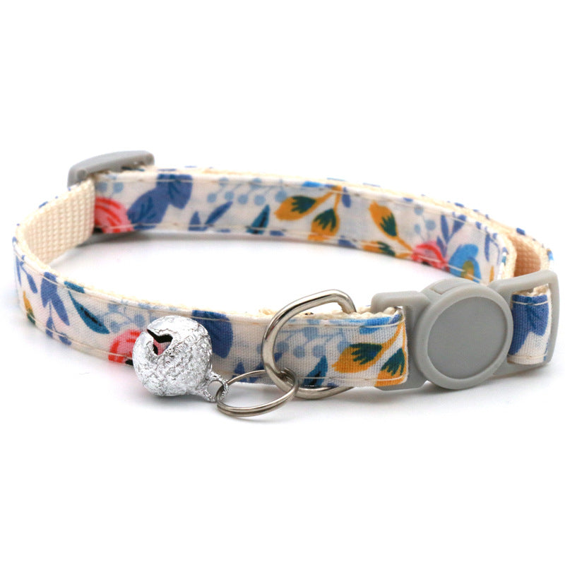 Bufanda Triangular Floral Margarita para Mascotas