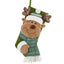 Chaussettes de Noël vertes premium pour une décoration festive