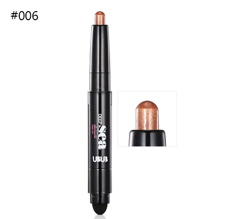 UBUB Eye Pencil Eyeshadow Silkworm Pen Velvet Shimmer Earth Double Color Eye Shadow Cream Glitter Makeup Palette Cosmetics - Korvel