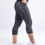 JupiterGear Mid-Rise Capri Fitness Leggings with Pockets