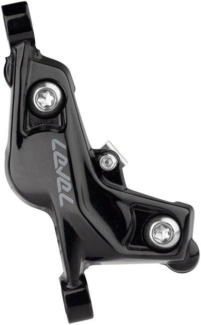 SRAM Level Silver Stealth Disc Brake Caliper Assembly - 4-Piston