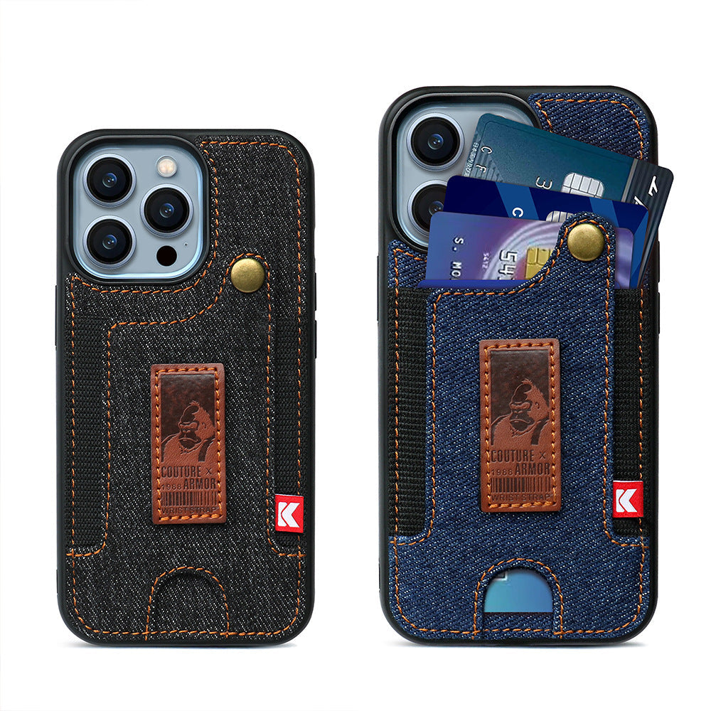 For iPhone 13pro Case Apple 14 Plug-in Wristband Phone Cover iPhone 14 Case - Korvel