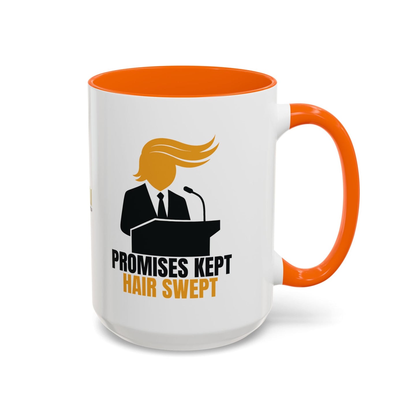 Promises Kept, Hair Swept Two-Tone Coffee Mug