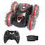 2 In 1 Amphibious RC Car Waterproof Stunt Car with Wrist Controller 4WD 360° Rotating Gesture Car with RGB Lights for Kids Aged 6+ Years Old Double-si - Korvel